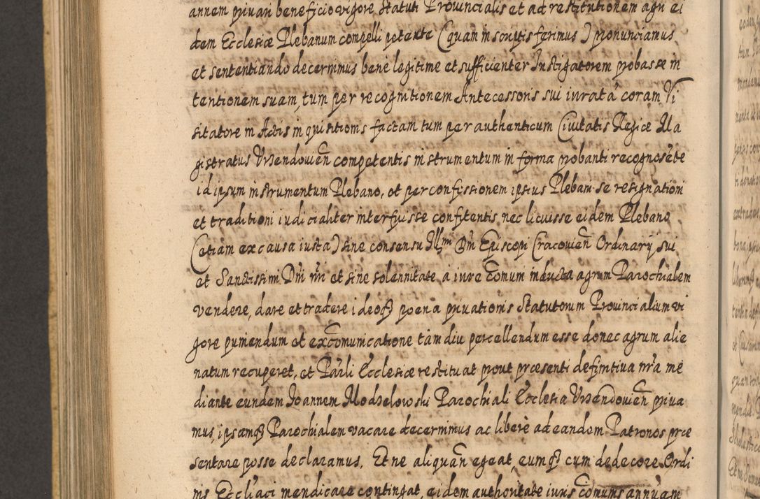 Zdjęcie nr 861 dla obiektu archiwalnego: Acta actorum, causarum spiritualium, civilium, criminalium, obligationum, cessionum, decimarum, testamentorum R. D. Martini Szyszkowski, episcopi Cracoviensis, ducis Severiensis in annis 1617 - 1619. Tomus primus.