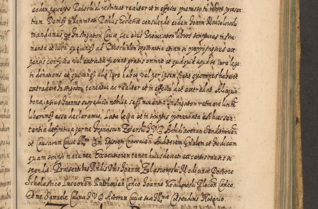 Zdjęcie nr 862 dla obiektu archiwalnego: Acta actorum, causarum spiritualium, civilium, criminalium, obligationum, cessionum, decimarum, testamentorum R. D. Martini Szyszkowski, episcopi Cracoviensis, ducis Severiensis in annis 1617 - 1619. Tomus primus.