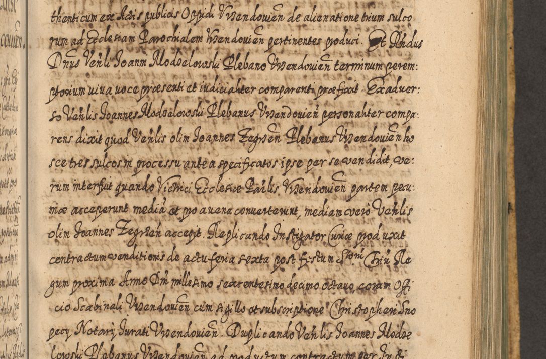 Zdjęcie nr 858 dla obiektu archiwalnego: Acta actorum, causarum spiritualium, civilium, criminalium, obligationum, cessionum, decimarum, testamentorum R. D. Martini Szyszkowski, episcopi Cracoviensis, ducis Severiensis in annis 1617 - 1619. Tomus primus.