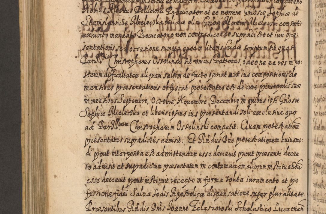Zdjęcie nr 855 dla obiektu archiwalnego: Acta actorum, causarum spiritualium, civilium, criminalium, obligationum, cessionum, decimarum, testamentorum R. D. Martini Szyszkowski, episcopi Cracoviensis, ducis Severiensis in annis 1617 - 1619. Tomus primus.