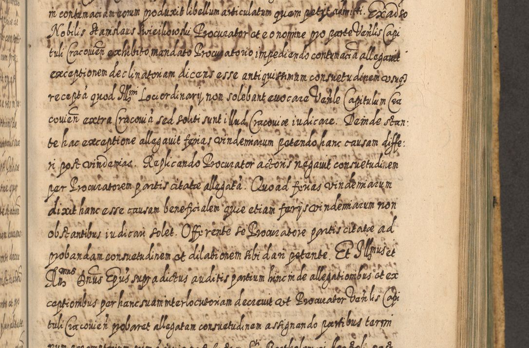 Zdjęcie nr 856 dla obiektu archiwalnego: Acta actorum, causarum spiritualium, civilium, criminalium, obligationum, cessionum, decimarum, testamentorum R. D. Martini Szyszkowski, episcopi Cracoviensis, ducis Severiensis in annis 1617 - 1619. Tomus primus.