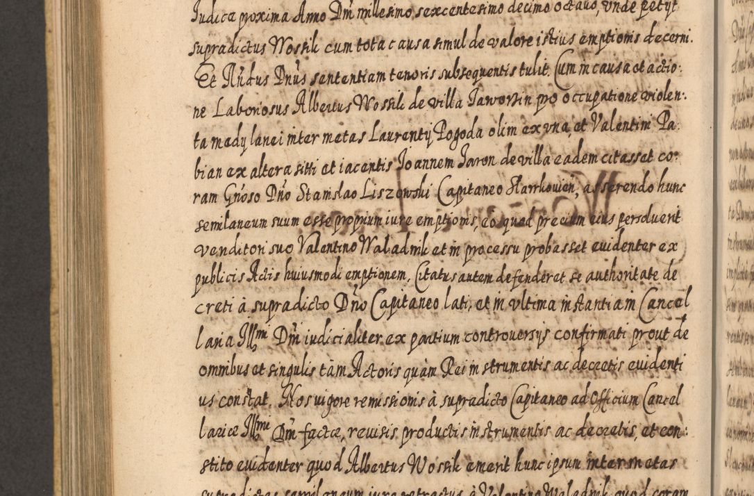 Zdjęcie nr 847 dla obiektu archiwalnego: Acta actorum, causarum spiritualium, civilium, criminalium, obligationum, cessionum, decimarum, testamentorum R. D. Martini Szyszkowski, episcopi Cracoviensis, ducis Severiensis in annis 1617 - 1619. Tomus primus.