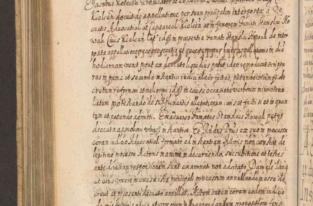 Zdjęcie nr 827 dla obiektu archiwalnego: Acta actorum, causarum spiritualium, civilium, criminalium, obligationum, cessionum, decimarum, testamentorum R. D. Martini Szyszkowski, episcopi Cracoviensis, ducis Severiensis in annis 1617 - 1619. Tomus primus.