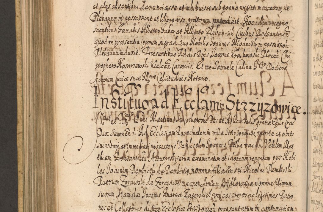 Zdjęcie nr 823 dla obiektu archiwalnego: Acta actorum, causarum spiritualium, civilium, criminalium, obligationum, cessionum, decimarum, testamentorum R. D. Martini Szyszkowski, episcopi Cracoviensis, ducis Severiensis in annis 1617 - 1619. Tomus primus.