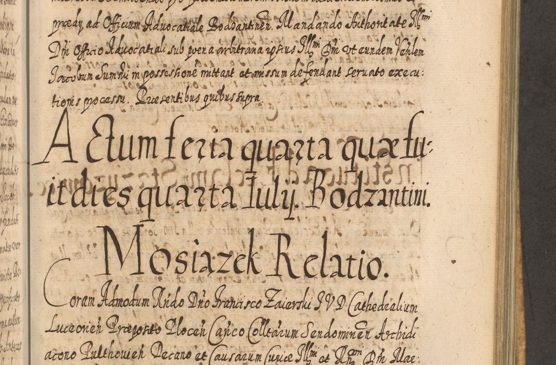 Zdjęcie nr 822 dla obiektu archiwalnego: Acta actorum, causarum spiritualium, civilium, criminalium, obligationum, cessionum, decimarum, testamentorum R. D. Martini Szyszkowski, episcopi Cracoviensis, ducis Severiensis in annis 1617 - 1619. Tomus primus.