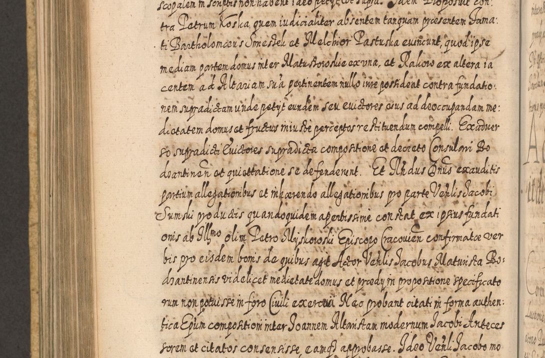 Zdjęcie nr 821 dla obiektu archiwalnego: Acta actorum, causarum spiritualium, civilium, criminalium, obligationum, cessionum, decimarum, testamentorum R. D. Martini Szyszkowski, episcopi Cracoviensis, ducis Severiensis in annis 1617 - 1619. Tomus primus.