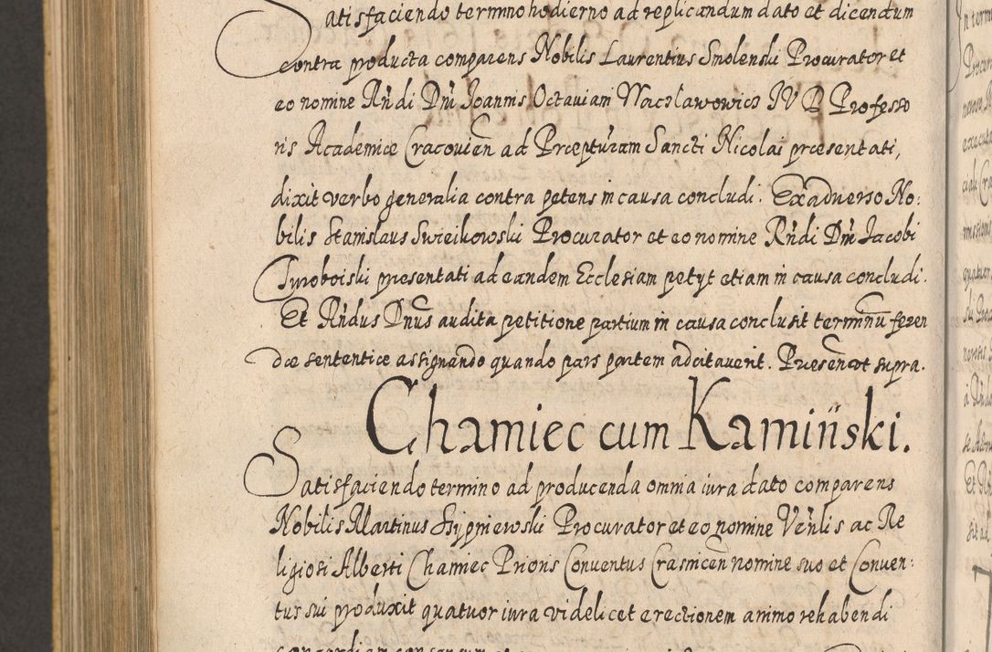 Zdjęcie nr 1012 dla obiektu archiwalnego: Acta actorum, causarum spiritualium, civilium, criminalium, obligationum, cessionum, decimarum, testamentorum R. D. Martini Szyszkowski, episcopi Cracoviensis, ducis Severiensis in annis 1617 - 1619. Tomus primus.