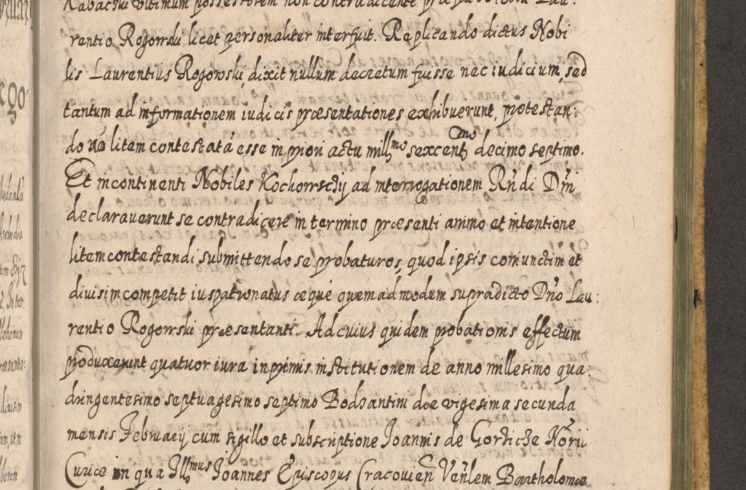 Zdjęcie nr 1209 dla obiektu archiwalnego: Acta actorum, causarum spiritualium, civilium, criminalium, obligationum, cessionum, decimarum, testamentorum R. D. Martini Szyszkowski, episcopi Cracoviensis, ducis Severiensis in annis 1617 - 1619. Tomus primus.