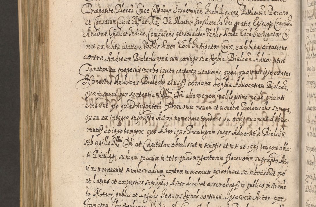 Zdjęcie nr 1206 dla obiektu archiwalnego: Acta actorum, causarum spiritualium, civilium, criminalium, obligationum, cessionum, decimarum, testamentorum R. D. Martini Szyszkowski, episcopi Cracoviensis, ducis Severiensis in annis 1617 - 1619. Tomus primus.