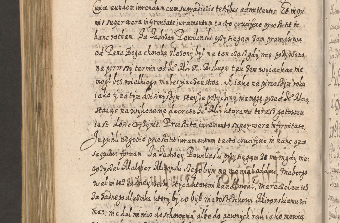 Zdjęcie nr 1204 dla obiektu archiwalnego: Acta actorum, causarum spiritualium, civilium, criminalium, obligationum, cessionum, decimarum, testamentorum R. D. Martini Szyszkowski, episcopi Cracoviensis, ducis Severiensis in annis 1617 - 1619. Tomus primus.