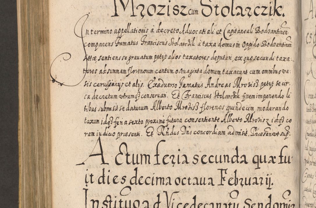 Zdjęcie nr 1198 dla obiektu archiwalnego: Acta actorum, causarum spiritualium, civilium, criminalium, obligationum, cessionum, decimarum, testamentorum R. D. Martini Szyszkowski, episcopi Cracoviensis, ducis Severiensis in annis 1617 - 1619. Tomus primus.