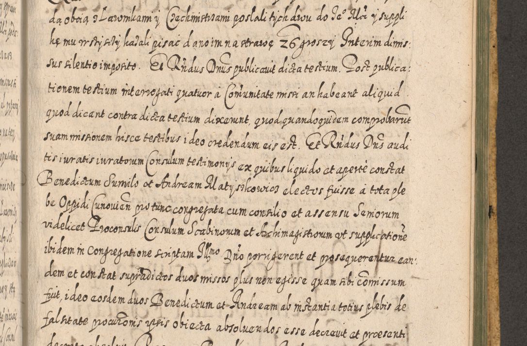 Zdjęcie nr 1197 dla obiektu archiwalnego: Acta actorum, causarum spiritualium, civilium, criminalium, obligationum, cessionum, decimarum, testamentorum R. D. Martini Szyszkowski, episcopi Cracoviensis, ducis Severiensis in annis 1617 - 1619. Tomus primus.
