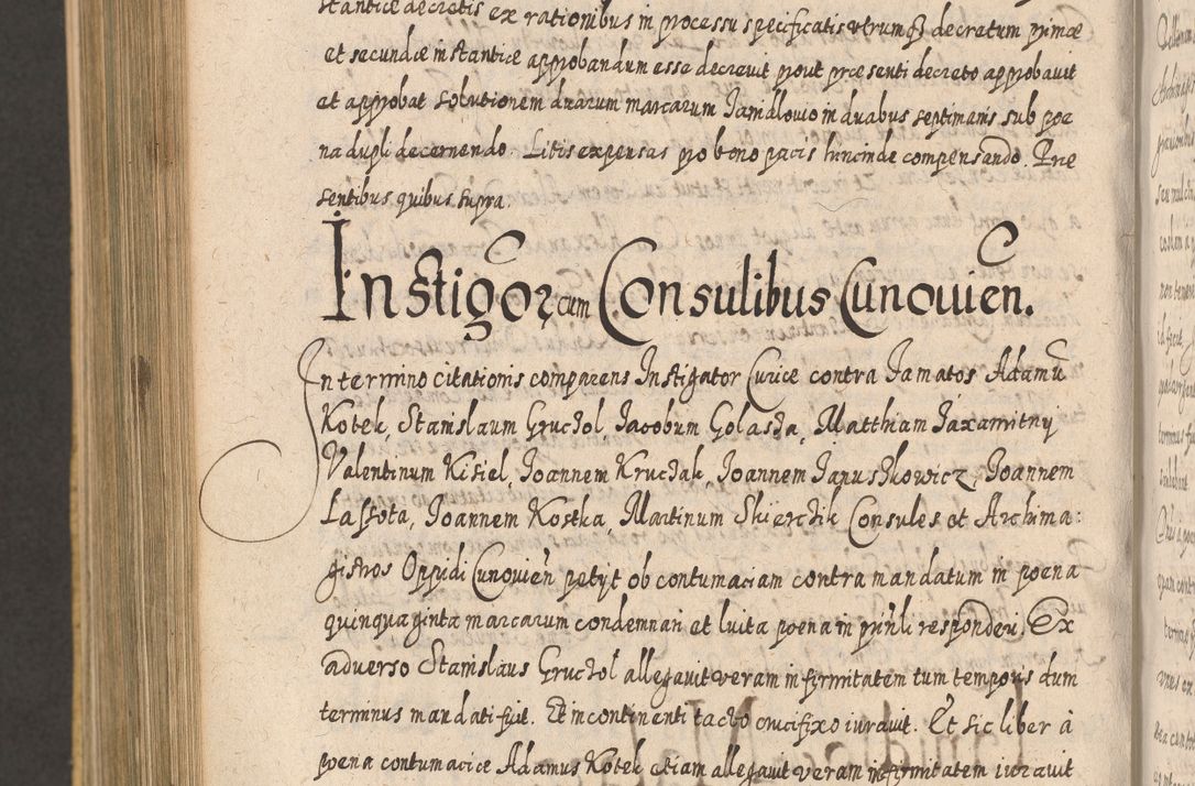 Zdjęcie nr 1192 dla obiektu archiwalnego: Acta actorum, causarum spiritualium, civilium, criminalium, obligationum, cessionum, decimarum, testamentorum R. D. Martini Szyszkowski, episcopi Cracoviensis, ducis Severiensis in annis 1617 - 1619. Tomus primus.