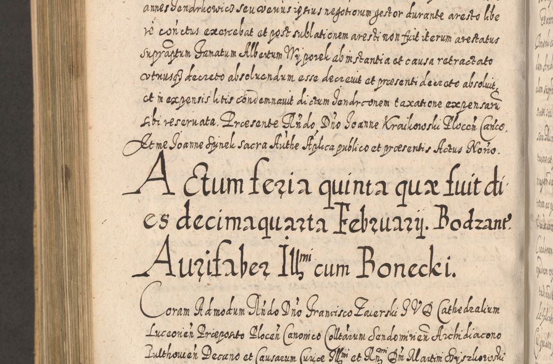Zdjęcie nr 1188 dla obiektu archiwalnego: Acta actorum, causarum spiritualium, civilium, criminalium, obligationum, cessionum, decimarum, testamentorum R. D. Martini Szyszkowski, episcopi Cracoviensis, ducis Severiensis in annis 1617 - 1619. Tomus primus.