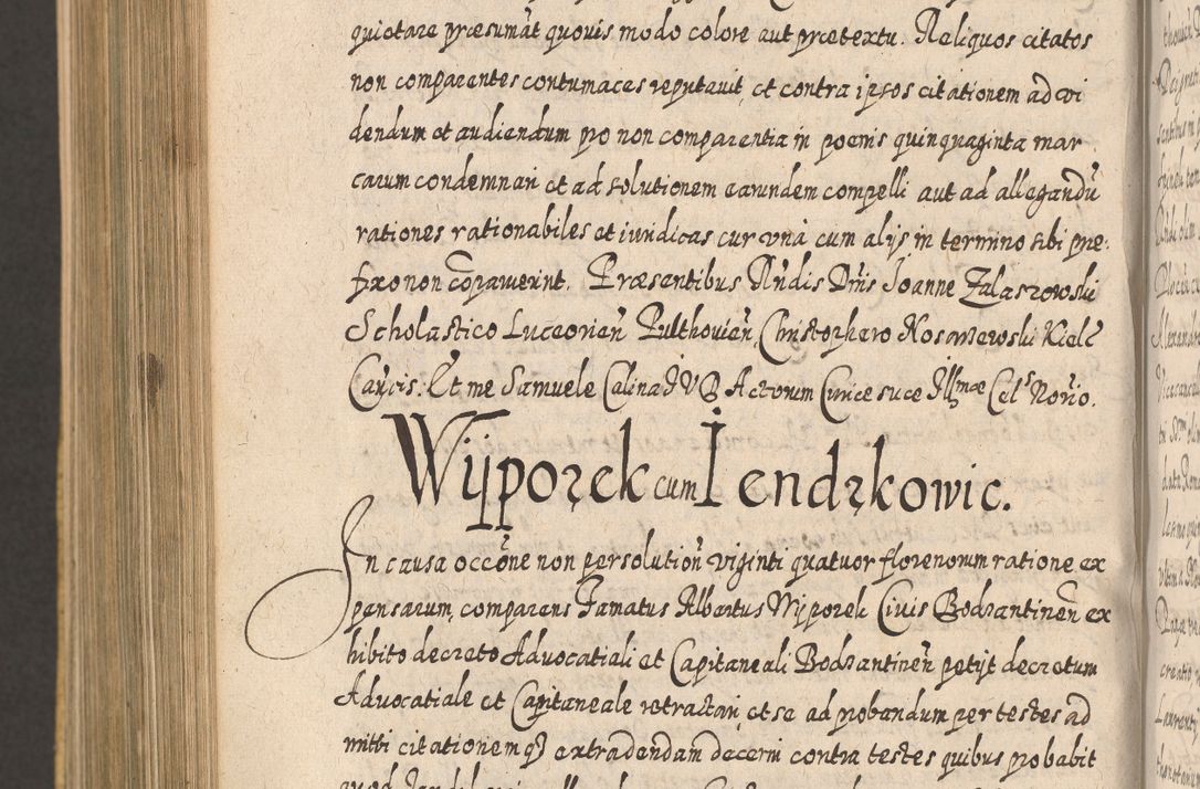 Zdjęcie nr 1182 dla obiektu archiwalnego: Acta actorum, causarum spiritualium, civilium, criminalium, obligationum, cessionum, decimarum, testamentorum R. D. Martini Szyszkowski, episcopi Cracoviensis, ducis Severiensis in annis 1617 - 1619. Tomus primus.