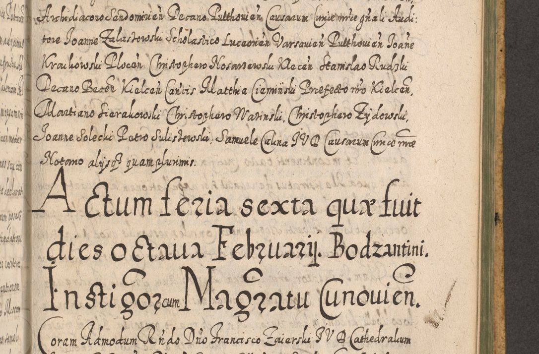 Zdjęcie nr 1179 dla obiektu archiwalnego: Acta actorum, causarum spiritualium, civilium, criminalium, obligationum, cessionum, decimarum, testamentorum R. D. Martini Szyszkowski, episcopi Cracoviensis, ducis Severiensis in annis 1617 - 1619. Tomus primus.