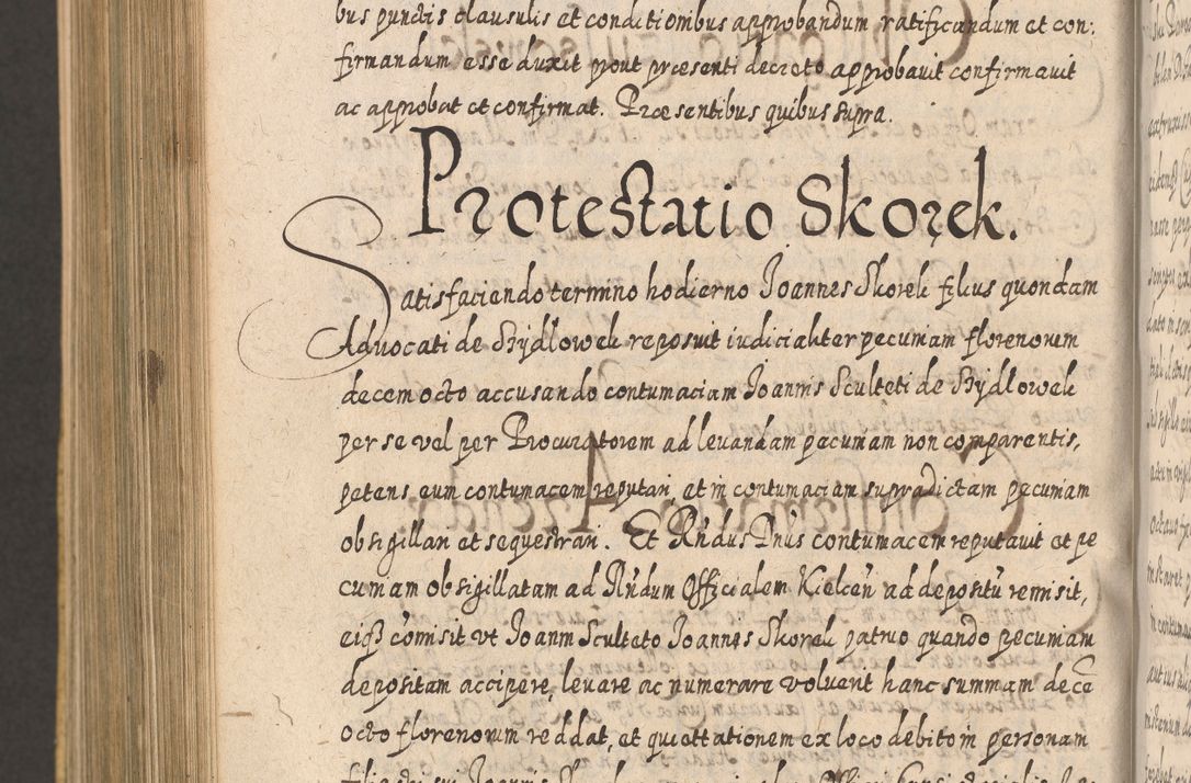 Zdjęcie nr 1176 dla obiektu archiwalnego: Acta actorum, causarum spiritualium, civilium, criminalium, obligationum, cessionum, decimarum, testamentorum R. D. Martini Szyszkowski, episcopi Cracoviensis, ducis Severiensis in annis 1617 - 1619. Tomus primus.