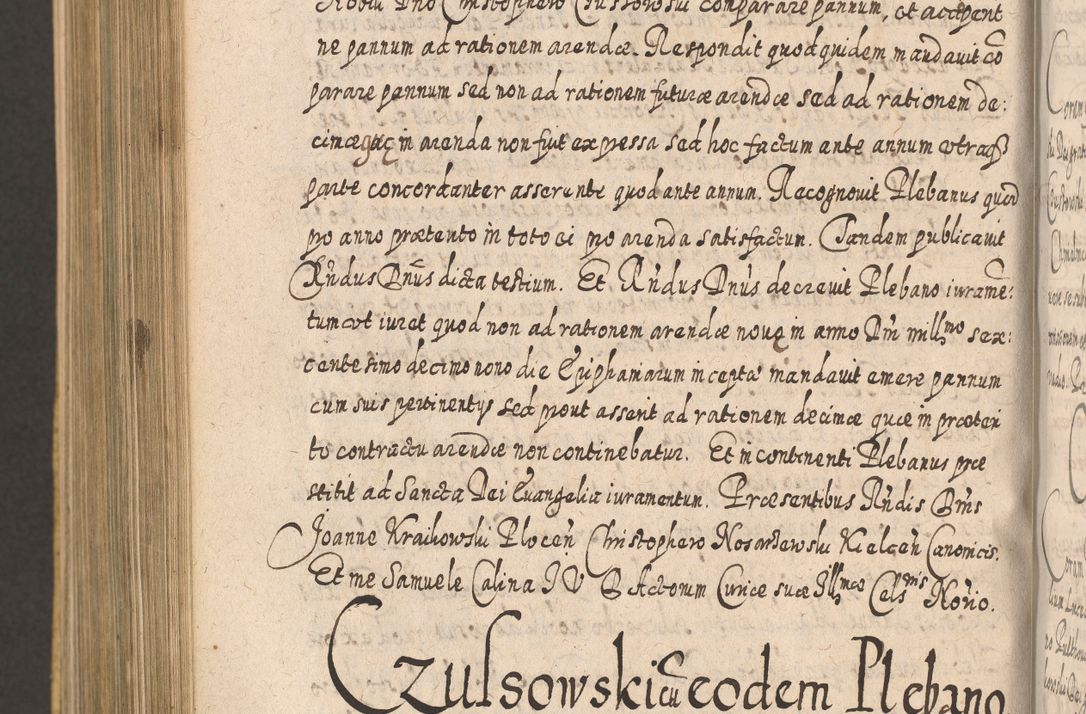 Zdjęcie nr 1174 dla obiektu archiwalnego: Acta actorum, causarum spiritualium, civilium, criminalium, obligationum, cessionum, decimarum, testamentorum R. D. Martini Szyszkowski, episcopi Cracoviensis, ducis Severiensis in annis 1617 - 1619. Tomus primus.