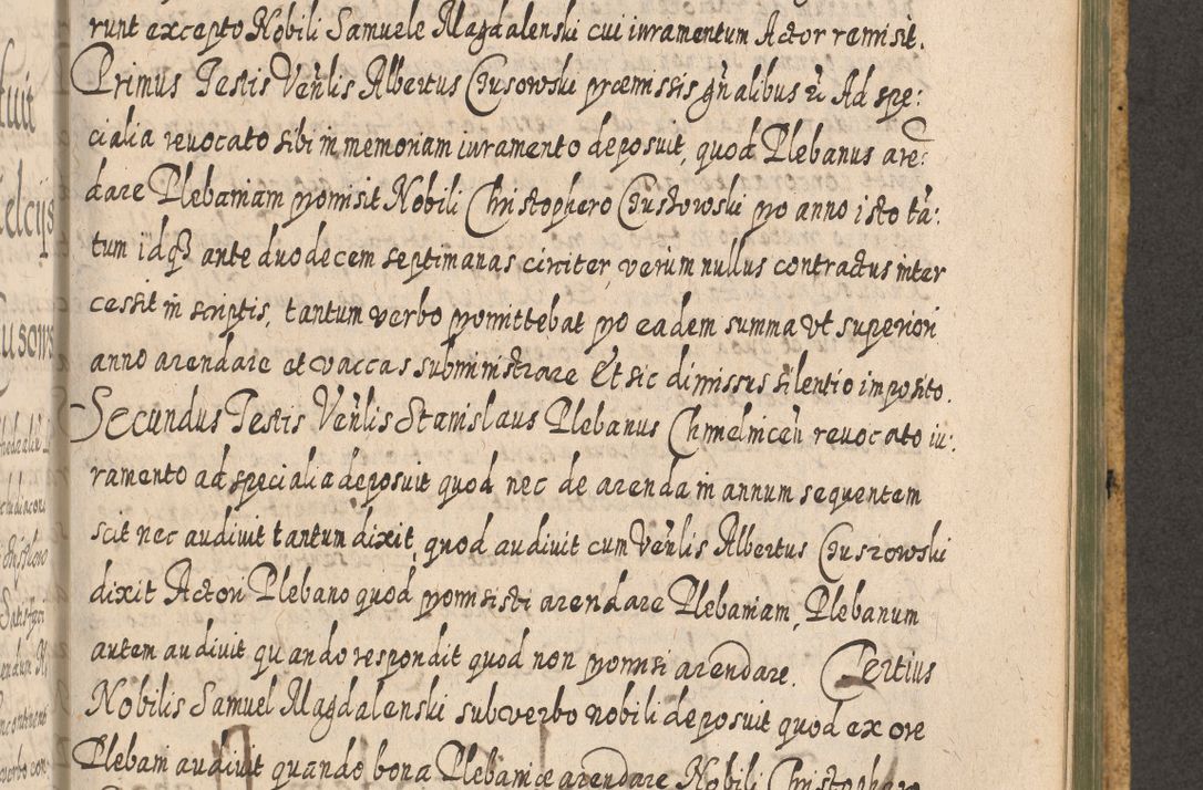 Zdjęcie nr 1173 dla obiektu archiwalnego: Acta actorum, causarum spiritualium, civilium, criminalium, obligationum, cessionum, decimarum, testamentorum R. D. Martini Szyszkowski, episcopi Cracoviensis, ducis Severiensis in annis 1617 - 1619. Tomus primus.
