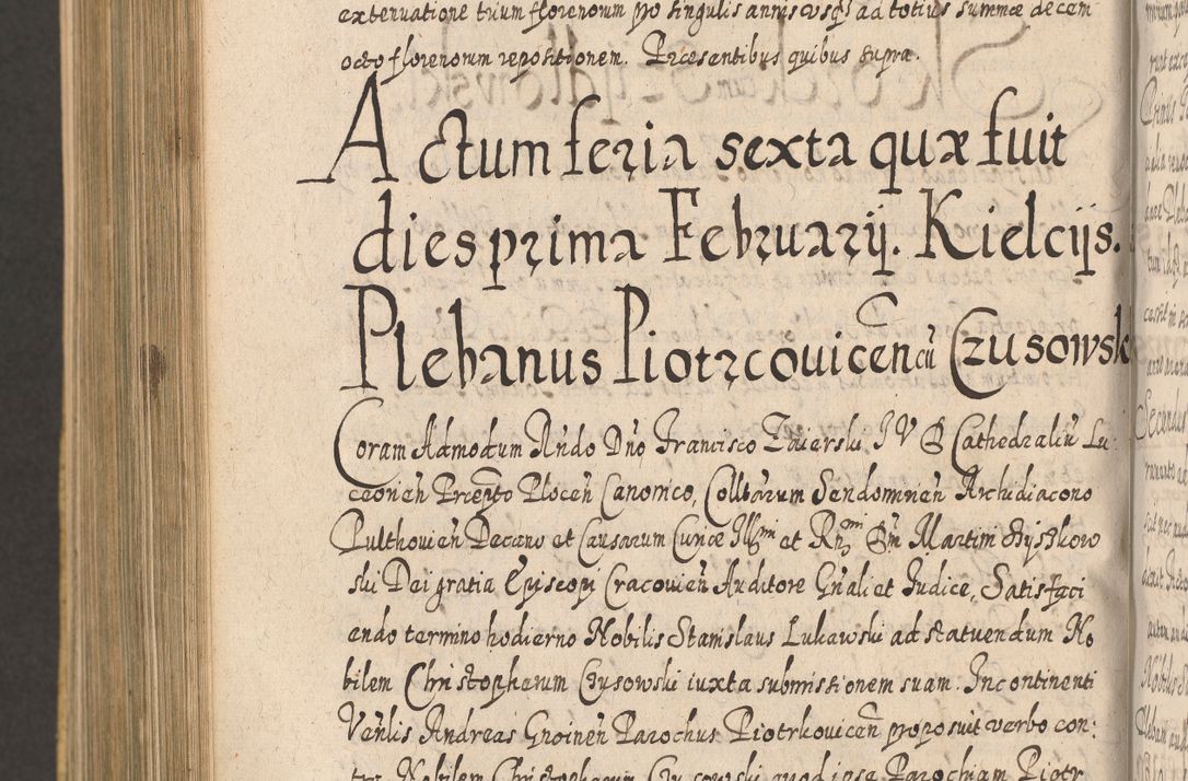 Zdjęcie nr 1172 dla obiektu archiwalnego: Acta actorum, causarum spiritualium, civilium, criminalium, obligationum, cessionum, decimarum, testamentorum R. D. Martini Szyszkowski, episcopi Cracoviensis, ducis Severiensis in annis 1617 - 1619. Tomus primus.