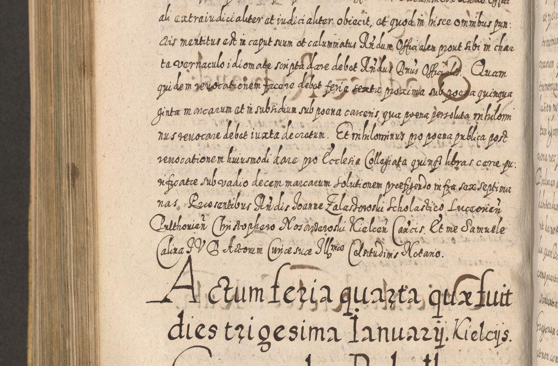 Zdjęcie nr 1168 dla obiektu archiwalnego: Acta actorum, causarum spiritualium, civilium, criminalium, obligationum, cessionum, decimarum, testamentorum R. D. Martini Szyszkowski, episcopi Cracoviensis, ducis Severiensis in annis 1617 - 1619. Tomus primus.