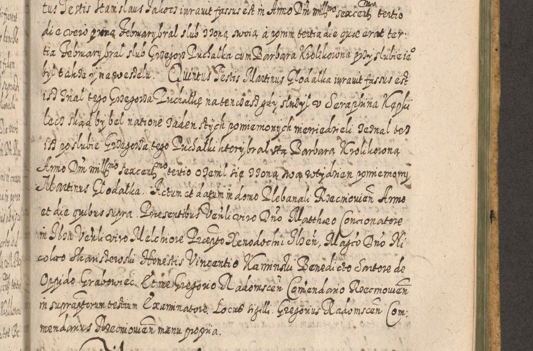 Zdjęcie nr 1165 dla obiektu archiwalnego: Acta actorum, causarum spiritualium, civilium, criminalium, obligationum, cessionum, decimarum, testamentorum R. D. Martini Szyszkowski, episcopi Cracoviensis, ducis Severiensis in annis 1617 - 1619. Tomus primus.