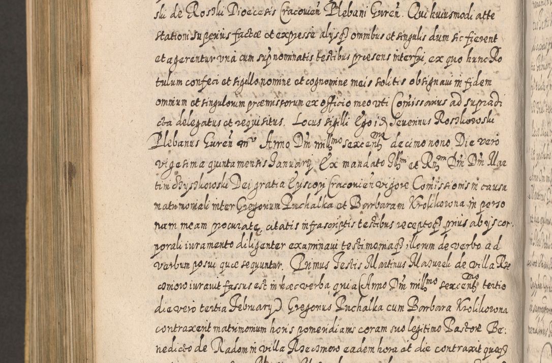 Zdjęcie nr 1164 dla obiektu archiwalnego: Acta actorum, causarum spiritualium, civilium, criminalium, obligationum, cessionum, decimarum, testamentorum R. D. Martini Szyszkowski, episcopi Cracoviensis, ducis Severiensis in annis 1617 - 1619. Tomus primus.
