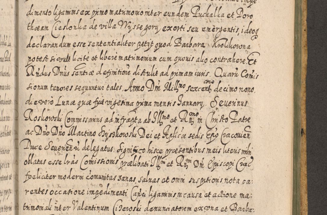 Zdjęcie nr 1161 dla obiektu archiwalnego: Acta actorum, causarum spiritualium, civilium, criminalium, obligationum, cessionum, decimarum, testamentorum R. D. Martini Szyszkowski, episcopi Cracoviensis, ducis Severiensis in annis 1617 - 1619. Tomus primus.