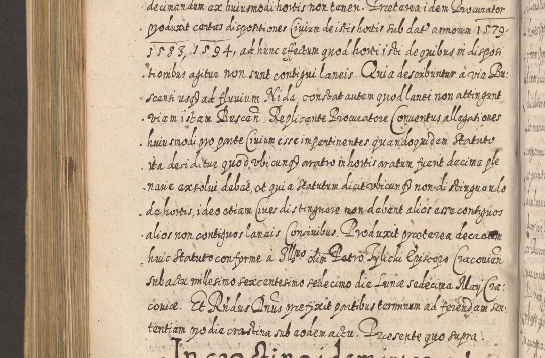Zdjęcie nr 1144 dla obiektu archiwalnego: Acta actorum, causarum spiritualium, civilium, criminalium, obligationum, cessionum, decimarum, testamentorum R. D. Martini Szyszkowski, episcopi Cracoviensis, ducis Severiensis in annis 1617 - 1619. Tomus primus.