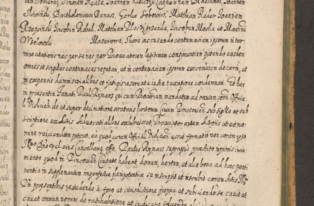 Zdjęcie nr 1141 dla obiektu archiwalnego: Acta actorum, causarum spiritualium, civilium, criminalium, obligationum, cessionum, decimarum, testamentorum R. D. Martini Szyszkowski, episcopi Cracoviensis, ducis Severiensis in annis 1617 - 1619. Tomus primus.