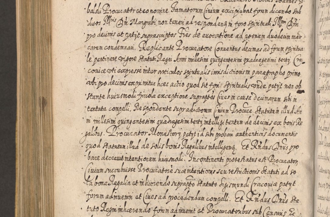 Zdjęcie nr 1142 dla obiektu archiwalnego: Acta actorum, causarum spiritualium, civilium, criminalium, obligationum, cessionum, decimarum, testamentorum R. D. Martini Szyszkowski, episcopi Cracoviensis, ducis Severiensis in annis 1617 - 1619. Tomus primus.