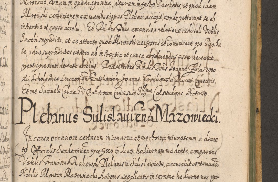 Zdjęcie nr 1137 dla obiektu archiwalnego: Acta actorum, causarum spiritualium, civilium, criminalium, obligationum, cessionum, decimarum, testamentorum R. D. Martini Szyszkowski, episcopi Cracoviensis, ducis Severiensis in annis 1617 - 1619. Tomus primus.