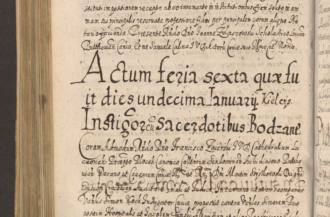 Zdjęcie nr 1136 dla obiektu archiwalnego: Acta actorum, causarum spiritualium, civilium, criminalium, obligationum, cessionum, decimarum, testamentorum R. D. Martini Szyszkowski, episcopi Cracoviensis, ducis Severiensis in annis 1617 - 1619. Tomus primus.