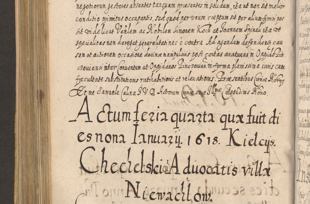 Zdjęcie nr 1134 dla obiektu archiwalnego: Acta actorum, causarum spiritualium, civilium, criminalium, obligationum, cessionum, decimarum, testamentorum R. D. Martini Szyszkowski, episcopi Cracoviensis, ducis Severiensis in annis 1617 - 1619. Tomus primus.