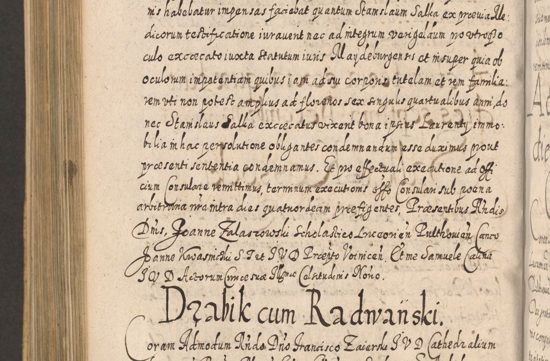 Zdjęcie nr 1124 dla obiektu archiwalnego: Acta actorum, causarum spiritualium, civilium, criminalium, obligationum, cessionum, decimarum, testamentorum R. D. Martini Szyszkowski, episcopi Cracoviensis, ducis Severiensis in annis 1617 - 1619. Tomus primus.