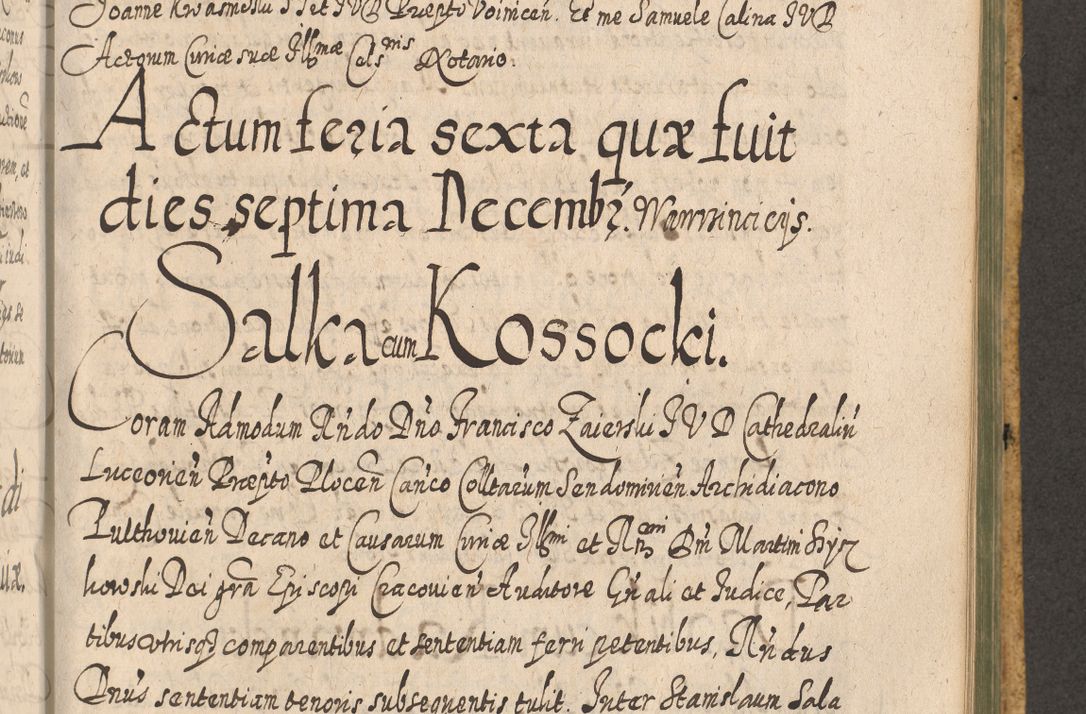 Zdjęcie nr 1123 dla obiektu archiwalnego: Acta actorum, causarum spiritualium, civilium, criminalium, obligationum, cessionum, decimarum, testamentorum R. D. Martini Szyszkowski, episcopi Cracoviensis, ducis Severiensis in annis 1617 - 1619. Tomus primus.