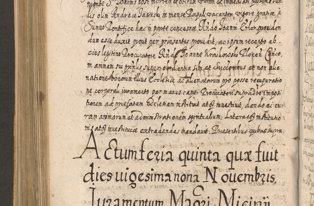 Zdjęcie nr 1118 dla obiektu archiwalnego: Acta actorum, causarum spiritualium, civilium, criminalium, obligationum, cessionum, decimarum, testamentorum R. D. Martini Szyszkowski, episcopi Cracoviensis, ducis Severiensis in annis 1617 - 1619. Tomus primus.