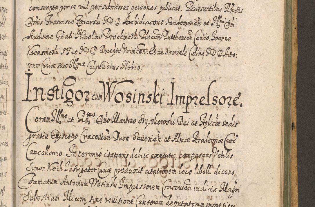 Zdjęcie nr 1115 dla obiektu archiwalnego: Acta actorum, causarum spiritualium, civilium, criminalium, obligationum, cessionum, decimarum, testamentorum R. D. Martini Szyszkowski, episcopi Cracoviensis, ducis Severiensis in annis 1617 - 1619. Tomus primus.