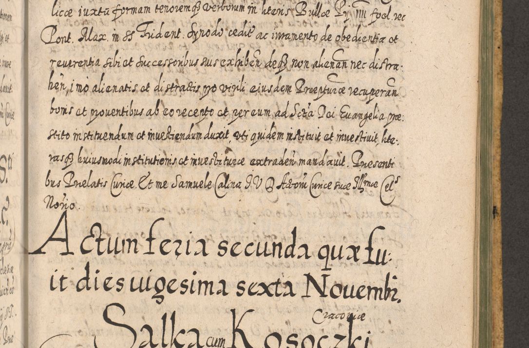 Zdjęcie nr 1107 dla obiektu archiwalnego: Acta actorum, causarum spiritualium, civilium, criminalium, obligationum, cessionum, decimarum, testamentorum R. D. Martini Szyszkowski, episcopi Cracoviensis, ducis Severiensis in annis 1617 - 1619. Tomus primus.