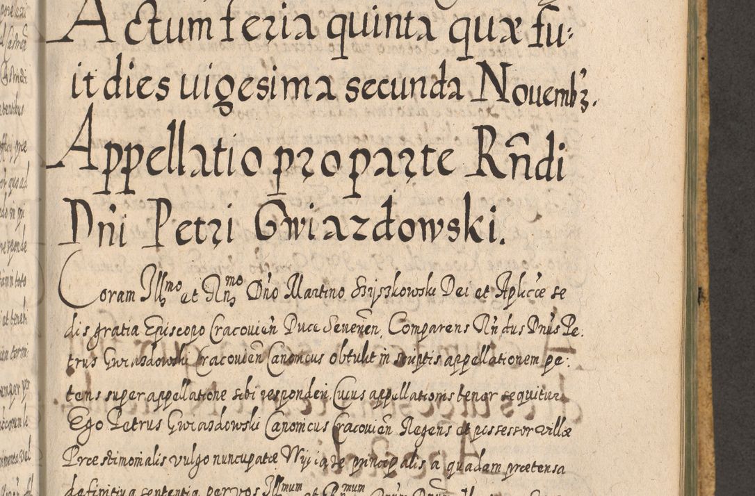 Zdjęcie nr 1103 dla obiektu archiwalnego: Acta actorum, causarum spiritualium, civilium, criminalium, obligationum, cessionum, decimarum, testamentorum R. D. Martini Szyszkowski, episcopi Cracoviensis, ducis Severiensis in annis 1617 - 1619. Tomus primus.