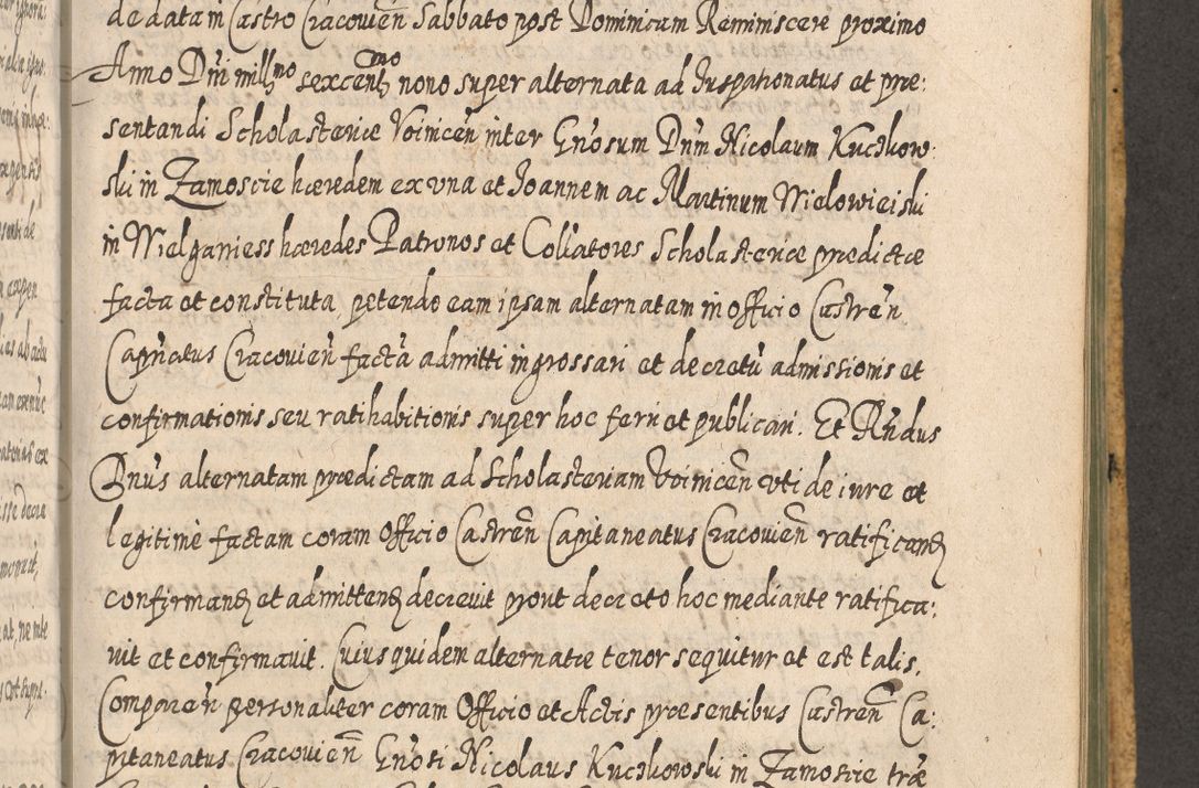 Zdjęcie nr 1099 dla obiektu archiwalnego: Acta actorum, causarum spiritualium, civilium, criminalium, obligationum, cessionum, decimarum, testamentorum R. D. Martini Szyszkowski, episcopi Cracoviensis, ducis Severiensis in annis 1617 - 1619. Tomus primus.