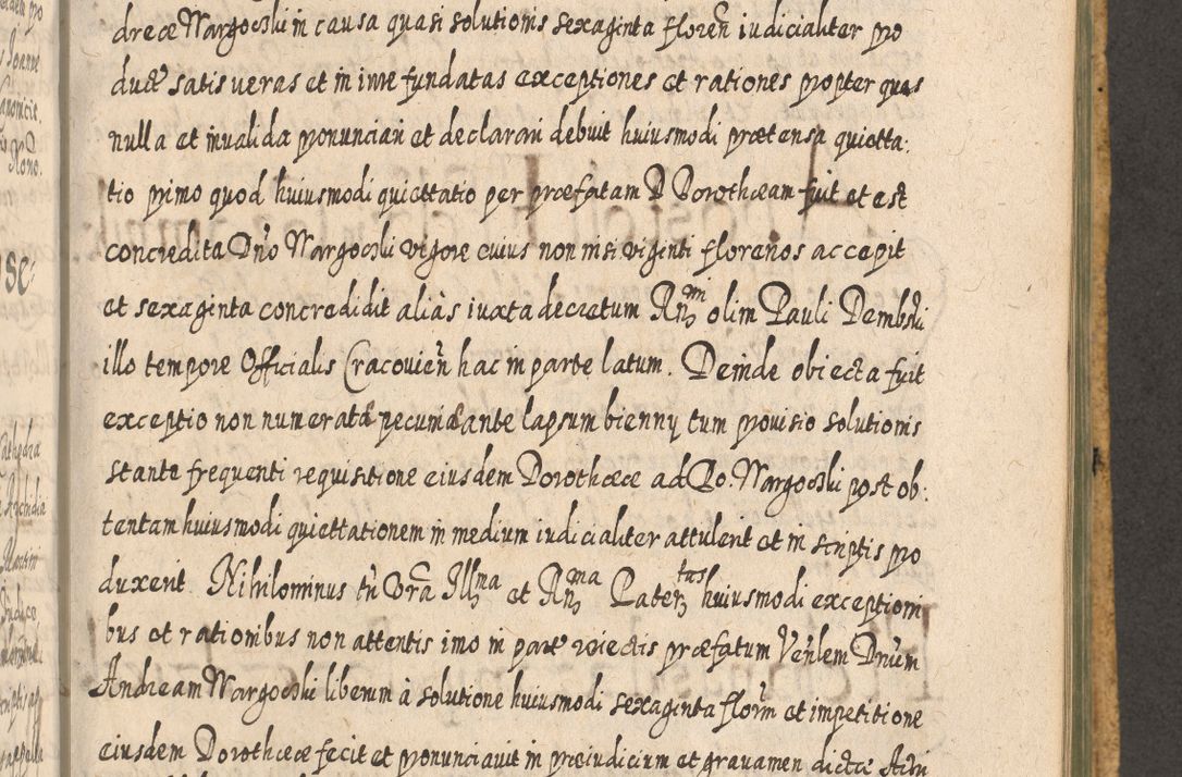 Zdjęcie nr 1095 dla obiektu archiwalnego: Acta actorum, causarum spiritualium, civilium, criminalium, obligationum, cessionum, decimarum, testamentorum R. D. Martini Szyszkowski, episcopi Cracoviensis, ducis Severiensis in annis 1617 - 1619. Tomus primus.