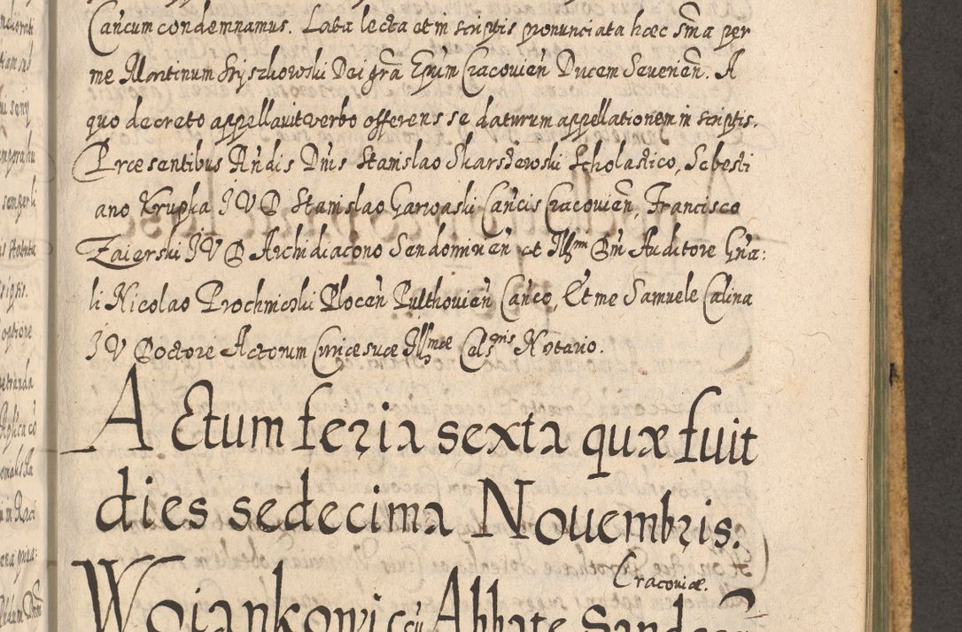 Zdjęcie nr 1093 dla obiektu archiwalnego: Acta actorum, causarum spiritualium, civilium, criminalium, obligationum, cessionum, decimarum, testamentorum R. D. Martini Szyszkowski, episcopi Cracoviensis, ducis Severiensis in annis 1617 - 1619. Tomus primus.