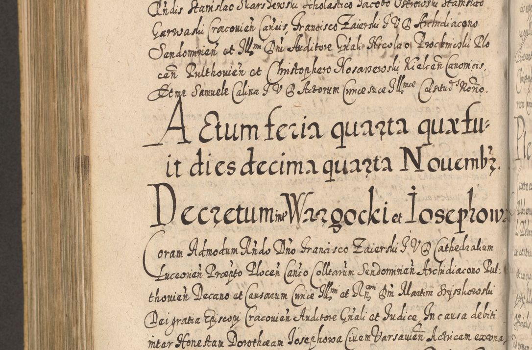 Zdjęcie nr 1086 dla obiektu archiwalnego: Acta actorum, causarum spiritualium, civilium, criminalium, obligationum, cessionum, decimarum, testamentorum R. D. Martini Szyszkowski, episcopi Cracoviensis, ducis Severiensis in annis 1617 - 1619. Tomus primus.