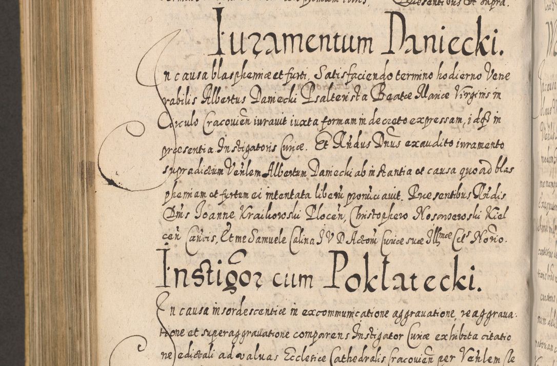 Zdjęcie nr 1084 dla obiektu archiwalnego: Acta actorum, causarum spiritualium, civilium, criminalium, obligationum, cessionum, decimarum, testamentorum R. D. Martini Szyszkowski, episcopi Cracoviensis, ducis Severiensis in annis 1617 - 1619. Tomus primus.