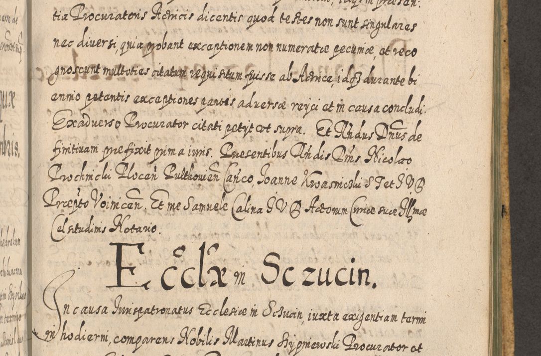 Zdjęcie nr 1081 dla obiektu archiwalnego: Acta actorum, causarum spiritualium, civilium, criminalium, obligationum, cessionum, decimarum, testamentorum R. D. Martini Szyszkowski, episcopi Cracoviensis, ducis Severiensis in annis 1617 - 1619. Tomus primus.