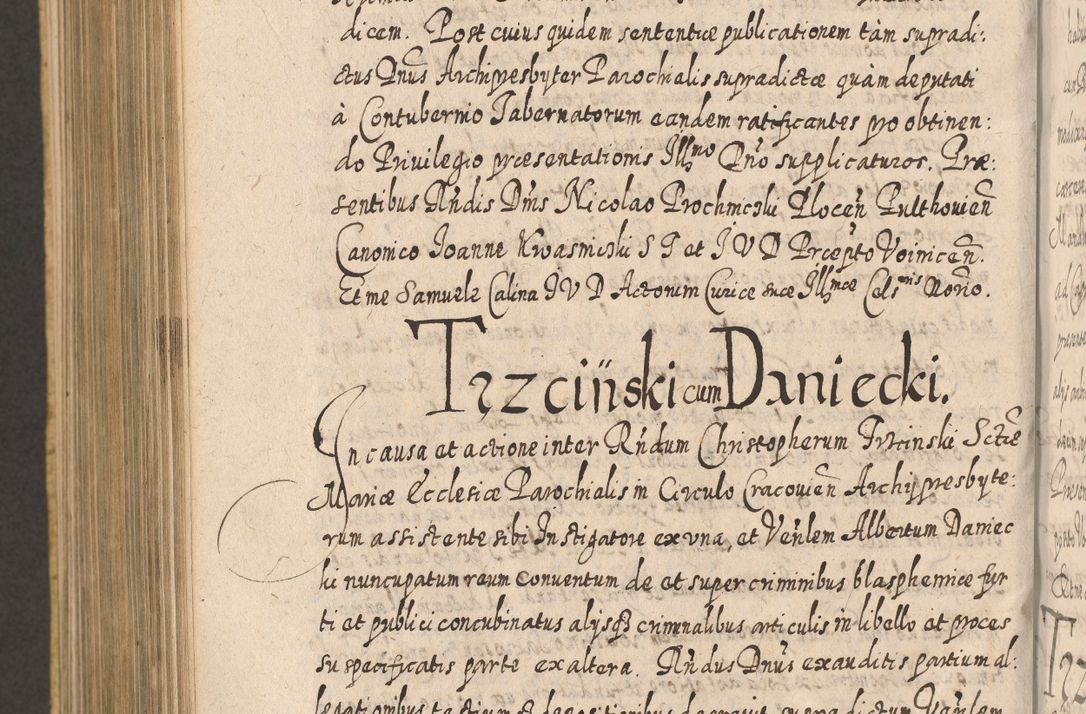 Zdjęcie nr 1078 dla obiektu archiwalnego: Acta actorum, causarum spiritualium, civilium, criminalium, obligationum, cessionum, decimarum, testamentorum R. D. Martini Szyszkowski, episcopi Cracoviensis, ducis Severiensis in annis 1617 - 1619. Tomus primus.