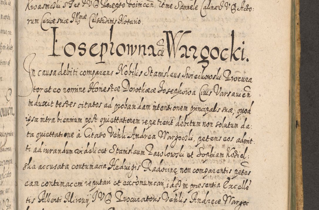 Zdjęcie nr 1073 dla obiektu archiwalnego: Acta actorum, causarum spiritualium, civilium, criminalium, obligationum, cessionum, decimarum, testamentorum R. D. Martini Szyszkowski, episcopi Cracoviensis, ducis Severiensis in annis 1617 - 1619. Tomus primus.