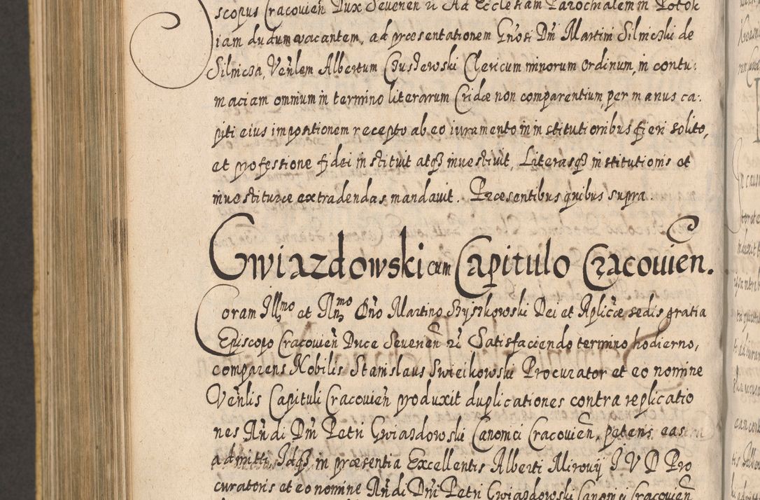 Zdjęcie nr 1072 dla obiektu archiwalnego: Acta actorum, causarum spiritualium, civilium, criminalium, obligationum, cessionum, decimarum, testamentorum R. D. Martini Szyszkowski, episcopi Cracoviensis, ducis Severiensis in annis 1617 - 1619. Tomus primus.