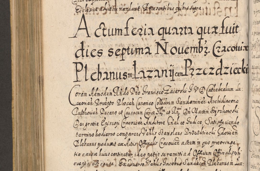 Zdjęcie nr 1070 dla obiektu archiwalnego: Acta actorum, causarum spiritualium, civilium, criminalium, obligationum, cessionum, decimarum, testamentorum R. D. Martini Szyszkowski, episcopi Cracoviensis, ducis Severiensis in annis 1617 - 1619. Tomus primus.